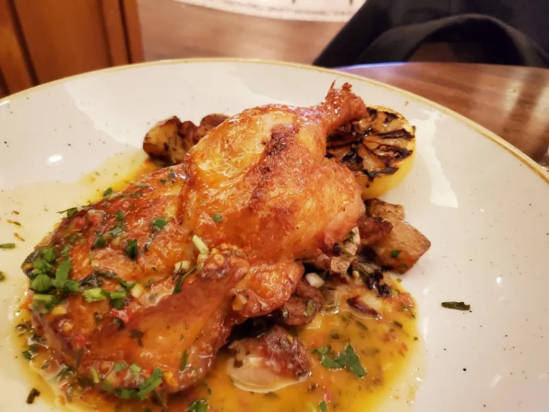 chicken marsala Coda di Volpe