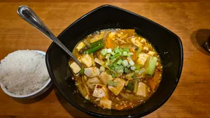 chicken rice soup in South Loop Chicago