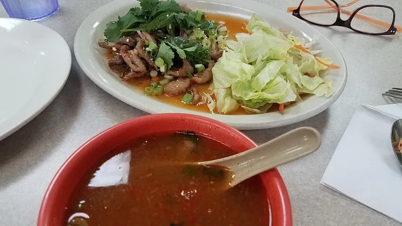 chicken rice soup Thai Style Fast Food