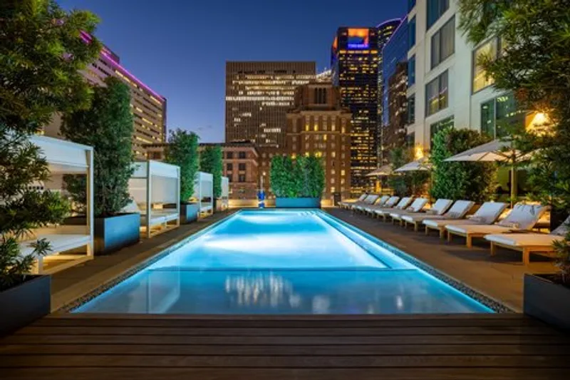 hotels with pools The Laura Hotel, Houston Downtown, Autograph Collection