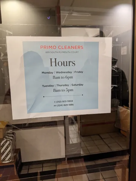 dry cleaning Primo Cleaners