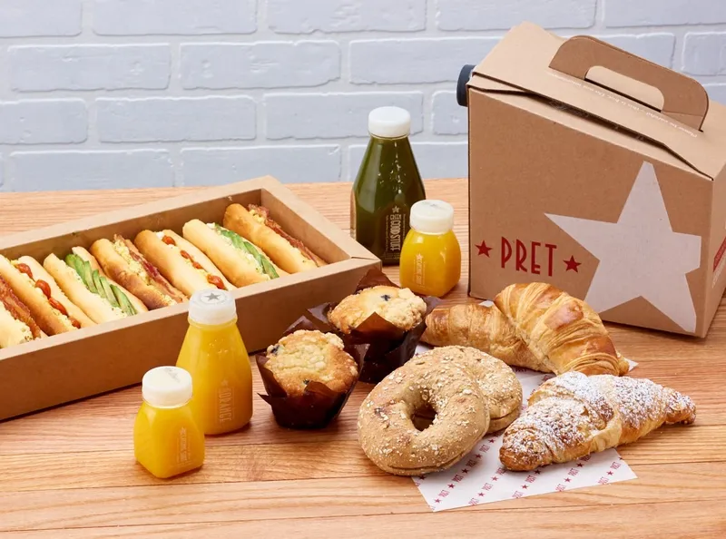 Sandwiches restaurants Pret A Manger in Hyde Park