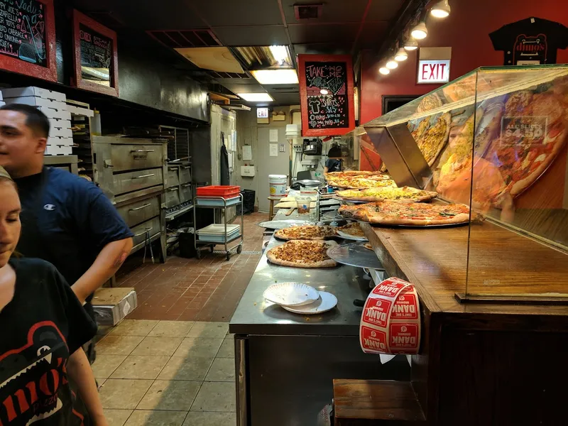 delivery restaurants Dimo's Pizza Wrigley