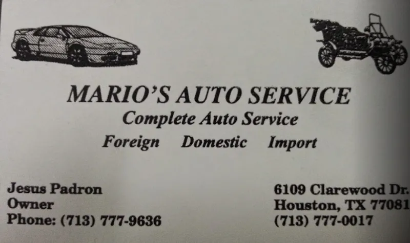 Mario's Auto Services