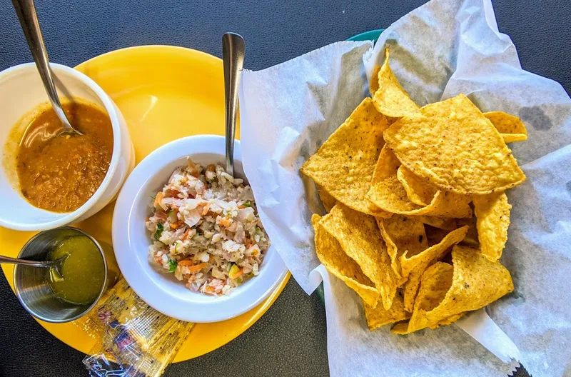 Nachos Mariscos Blue Marlin Mexican Cuisine