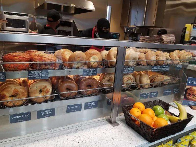 avocado toast Great American Bagel in O'Hare