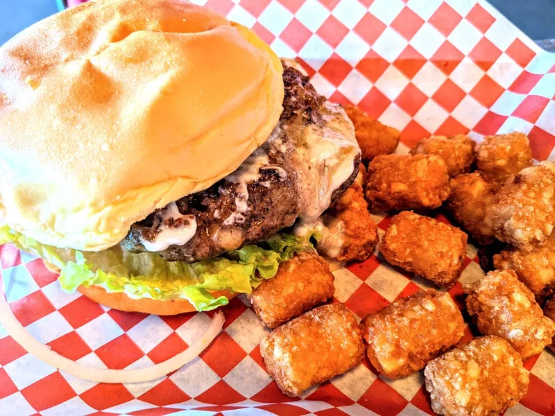 tater tot Little Bitty Burger Barn