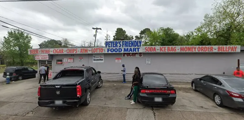 grocery stores Peter's Friendly Food Market in Greater Fifth Ward