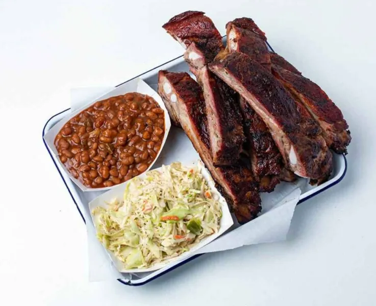 cole slaw Lonestar Sausage & BBQ