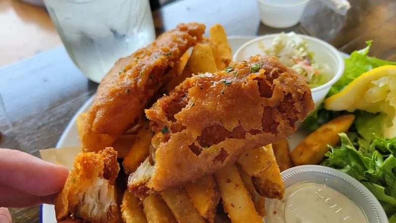 fish and chips Brown Bag Seafood Co.