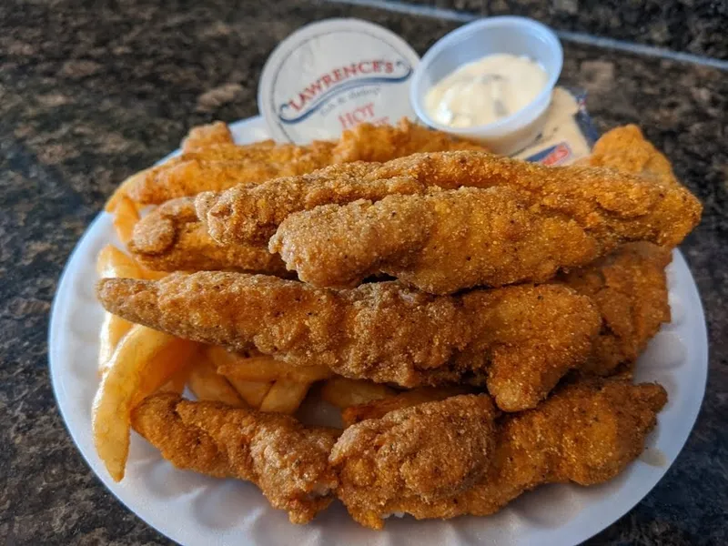 fish and chips Lawrence's Fish & Shrimp