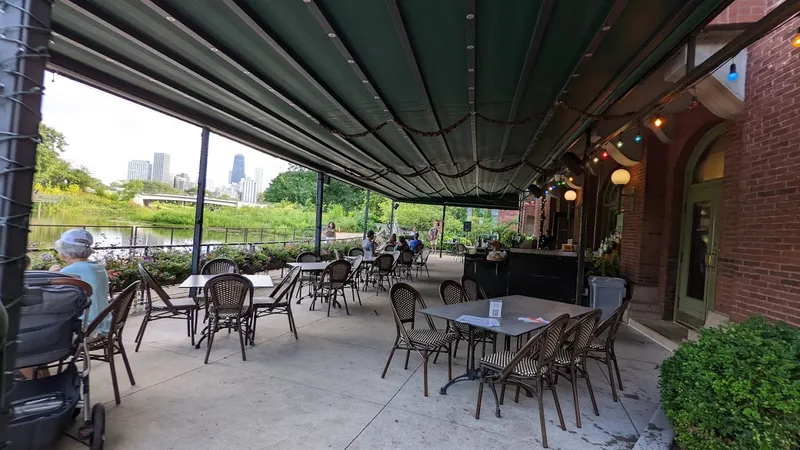 outdoor dining The Patio at Cafe Brauer