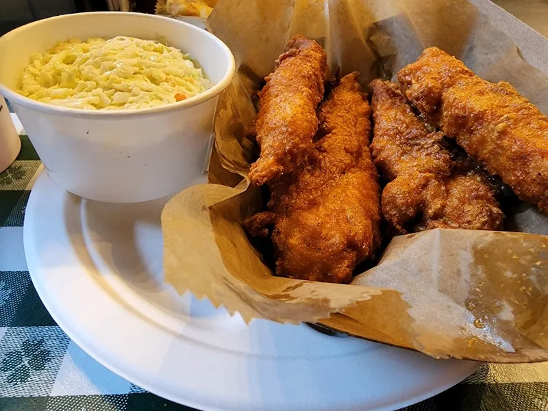 chicken tenders Gus’s World Famous Fried Chicken