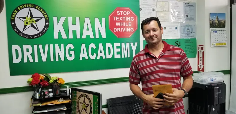 Khan Driving Academy TDLR # C 2921 B / DPS Authorized Road Test Location /Examen De Manejoo