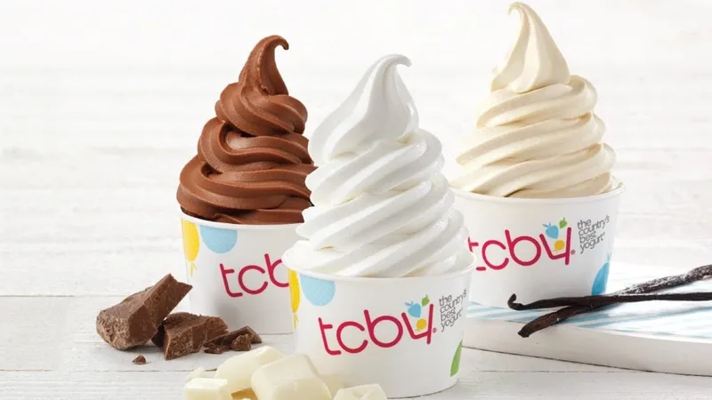 frozen yogurt TCBY