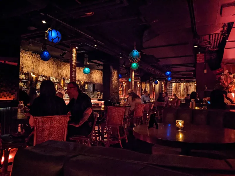 themed bars The Bamboo Room at Three Dots and a Dash