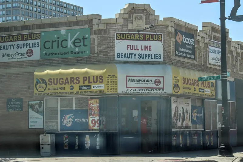 grocery stores Sugars Plus Inc in Bronzeville