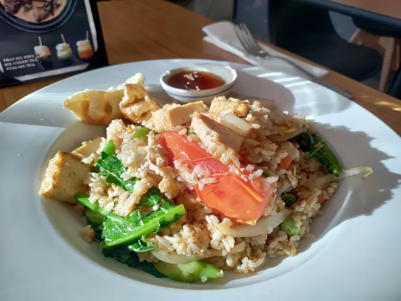 chicken rice soup Paula's Thai Kitchen