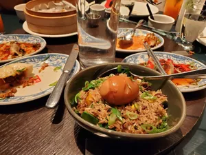 chicken rice soup in West Loop Chicago