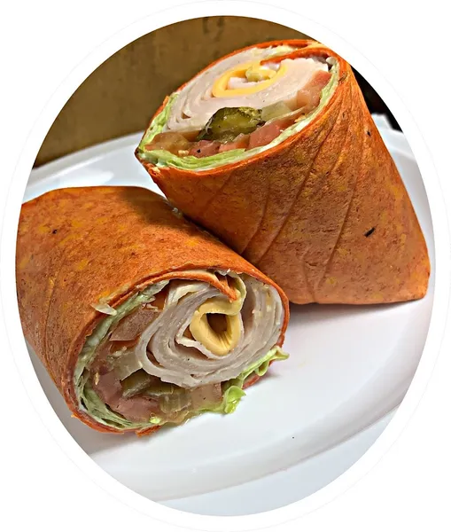 chicken roll The Wrap & Roll Cafe