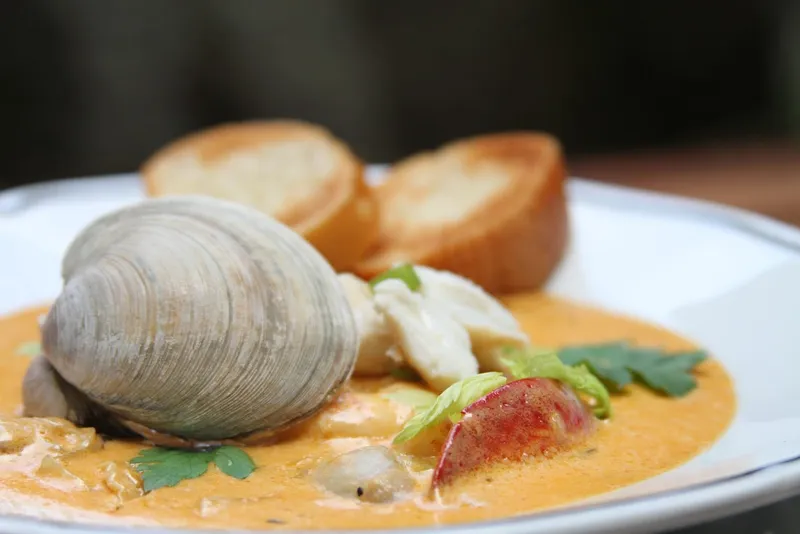 clam chowder Margaux's Oyster Bar in Downtown Houston