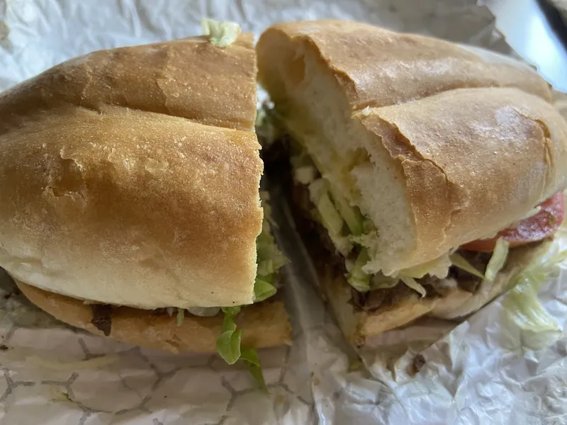 french dip Louis Deli in Downtown Houston