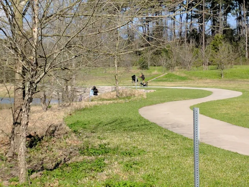 Kid-friendly bike trails Keith-Wiess Park