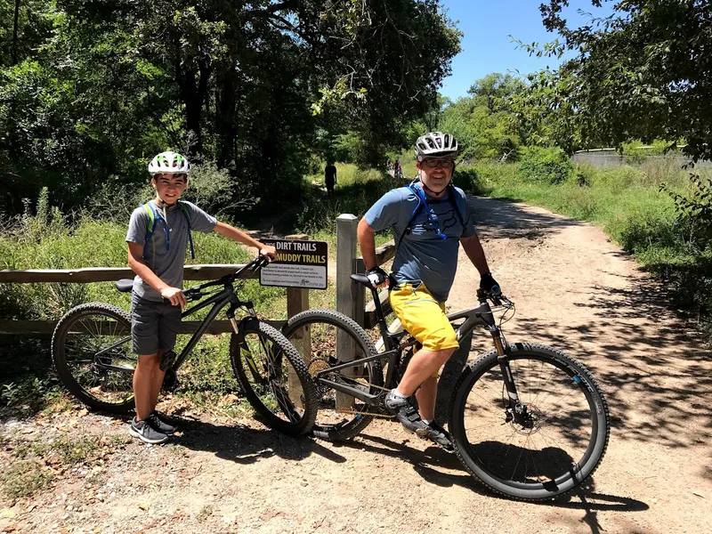 Kid-friendly bike trails Memorial Park Hike and Bike Trailhead