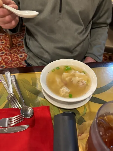 chicken rice soup China Garden Restaurant