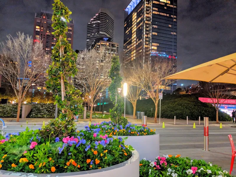 things to do at night Discovery Green