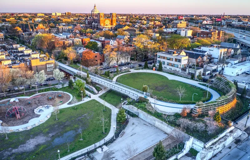 Kid-friendly bike trails The Bloomingdale Trail - East Trailhead - Ashland Ave - 1600 W