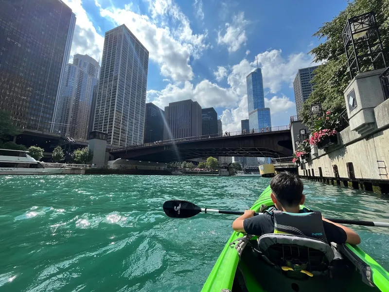 places to go kayaking Urban Kayaks on the Chicago River