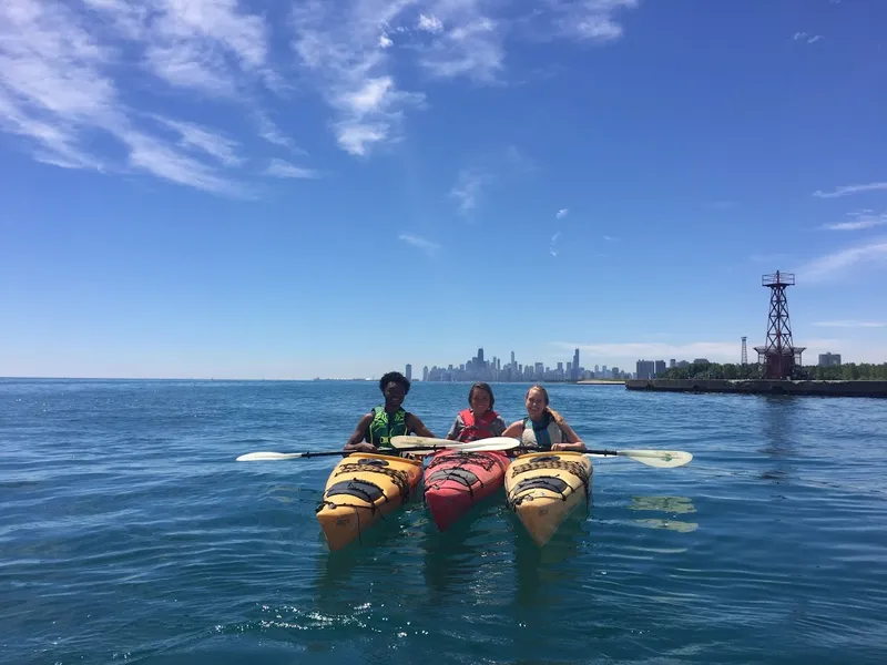 places to go kayaking Kayak Chicago Montrose Beach