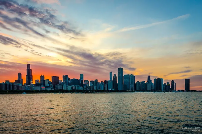 Places for sunsets Northerly Island Park