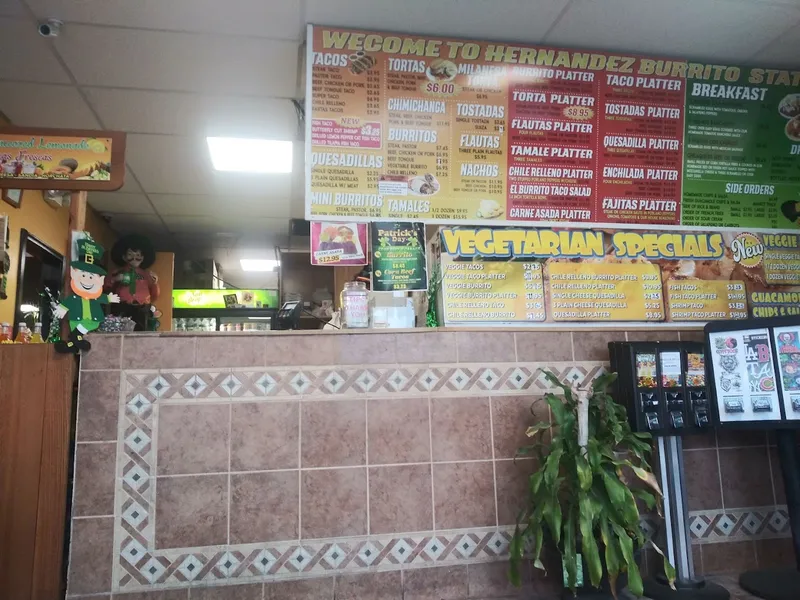 late night restaurants Hernandez Burrito Station in Morgan Park