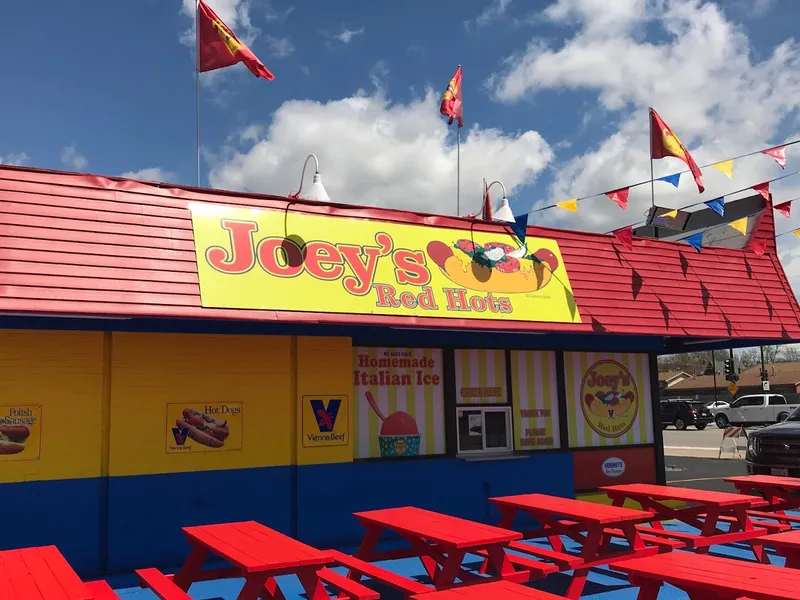 birthday dinner Joey's Red Hots, Morgan Park in Morgan Park