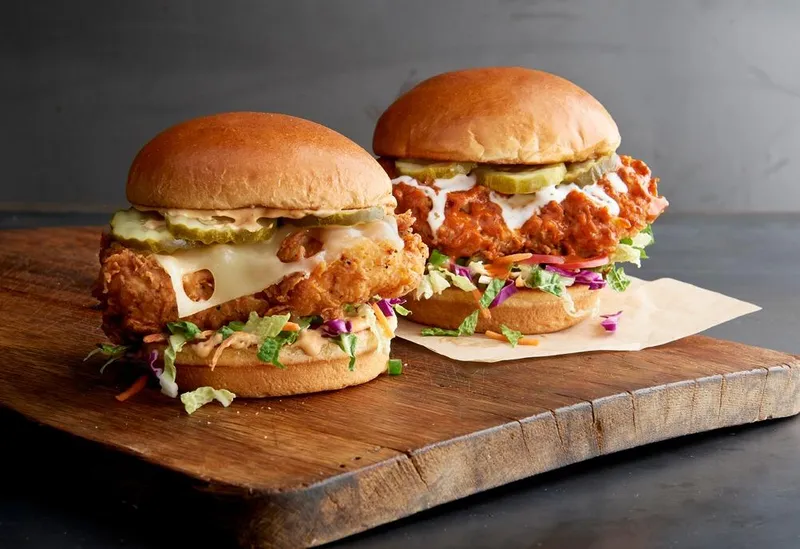 chicken sandwiches Buffalo Wild Wings