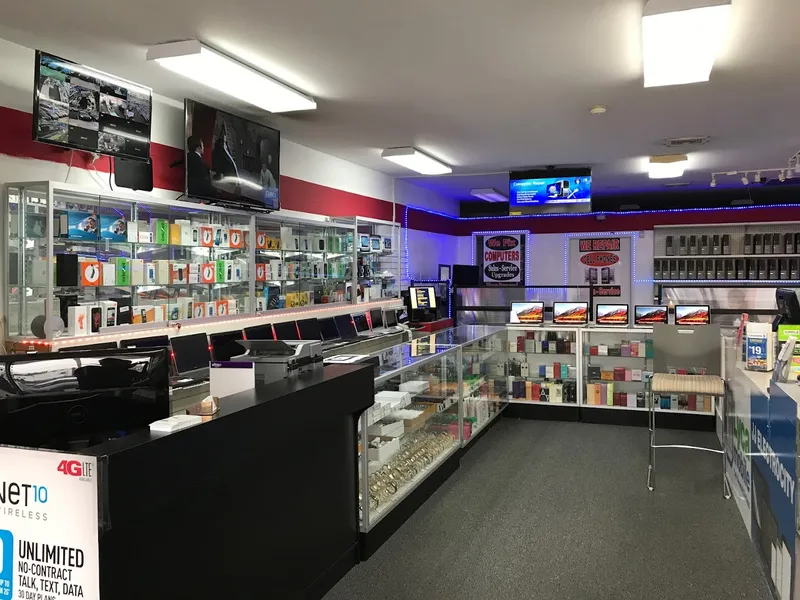 electronics stores J J Electrocity Computer ,Cell Phone And Game Console Repair Center