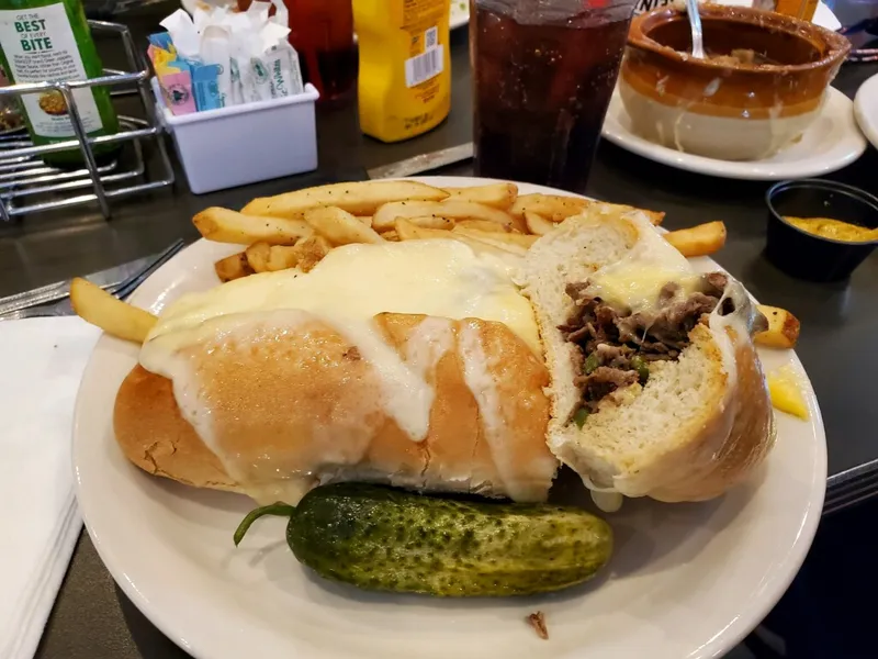 cheesesteak Max and Louie's New York Diner