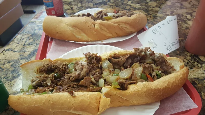 philly cheesesteaks Larry's Steaks