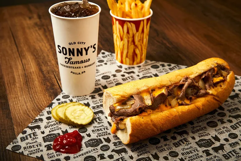 philly cheesesteaks Sonny's Famous Steaks