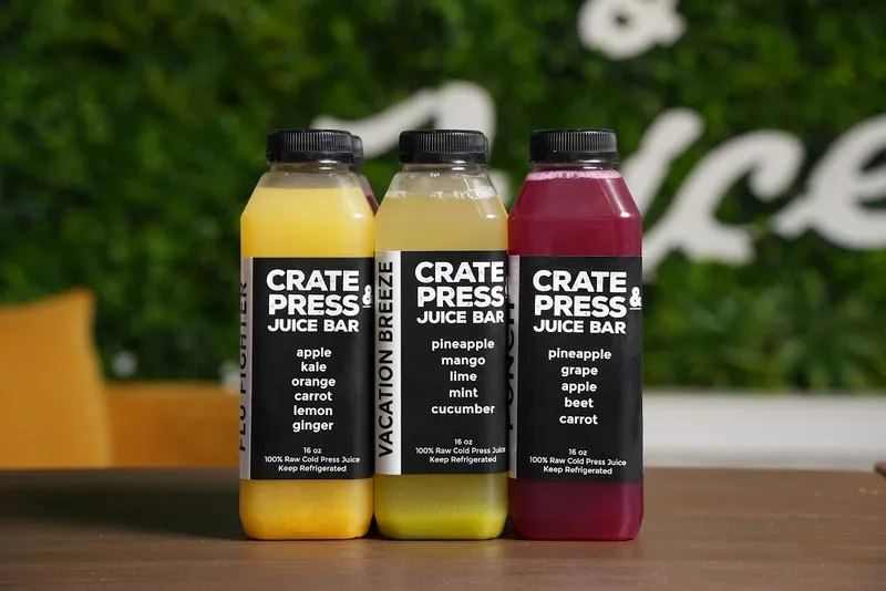 juice bar Crate and Press Juice Bar