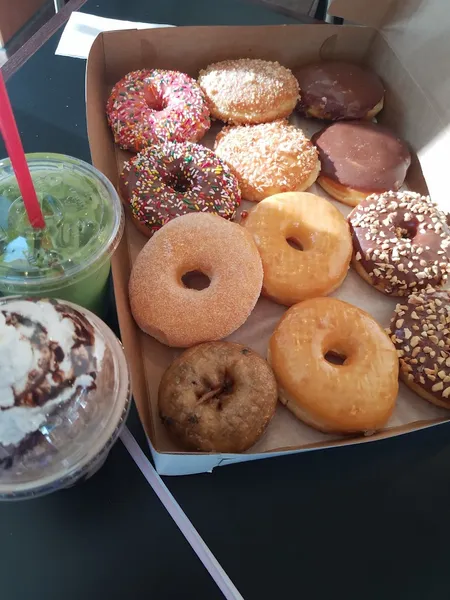 donuts shop Sweet Cream Donuts Coffee and Smoothies