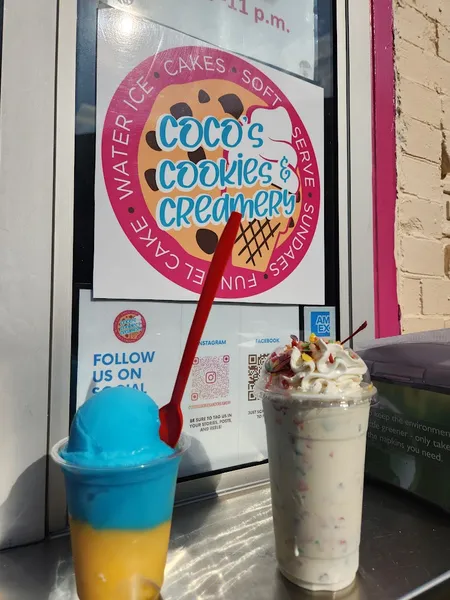 milkshakes Coco's Cookies and Creamery