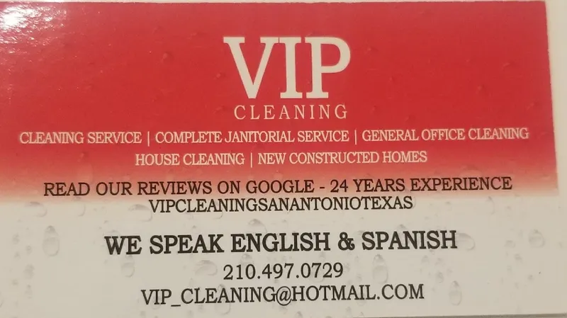 cleaning services Vip cleaning San Antonio, TX.