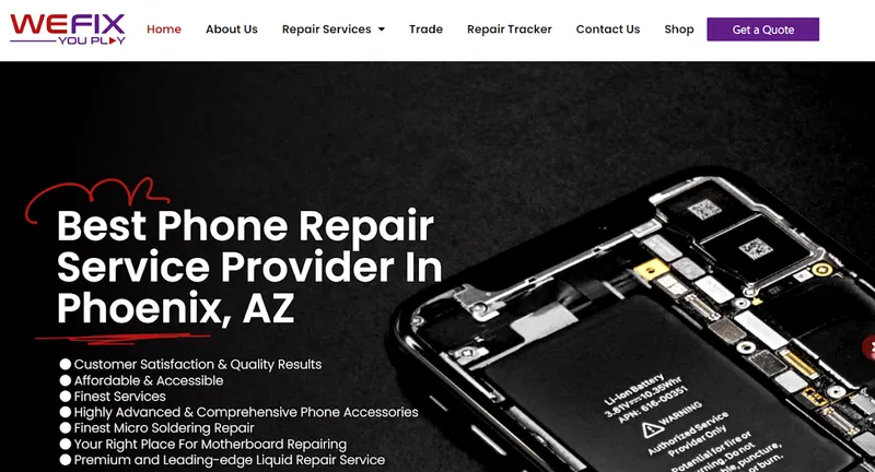 cell phone repair We Fix You Play