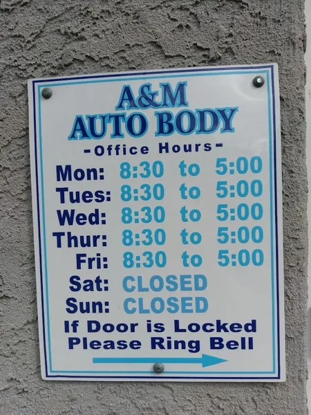 auto body shops A & M Autobody