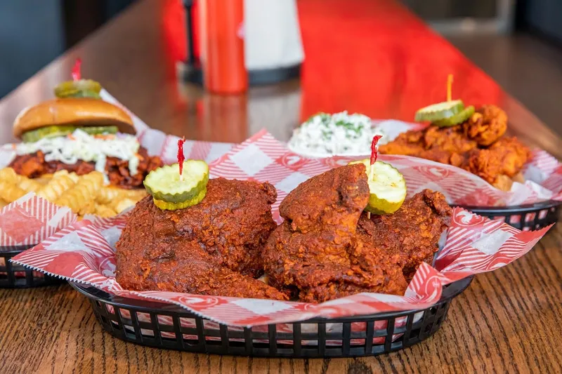 roasted chicken Hattie B's Hot Chicken - Dallas - Deep Ellum