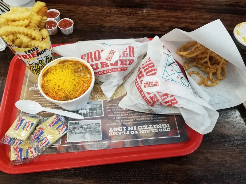 French Fries Frontier Burger