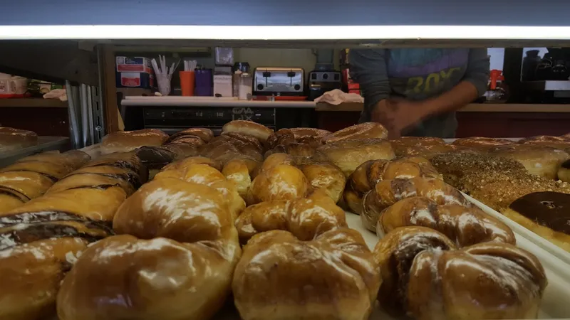 cinnamon rolls The Original Rainbow Donuts